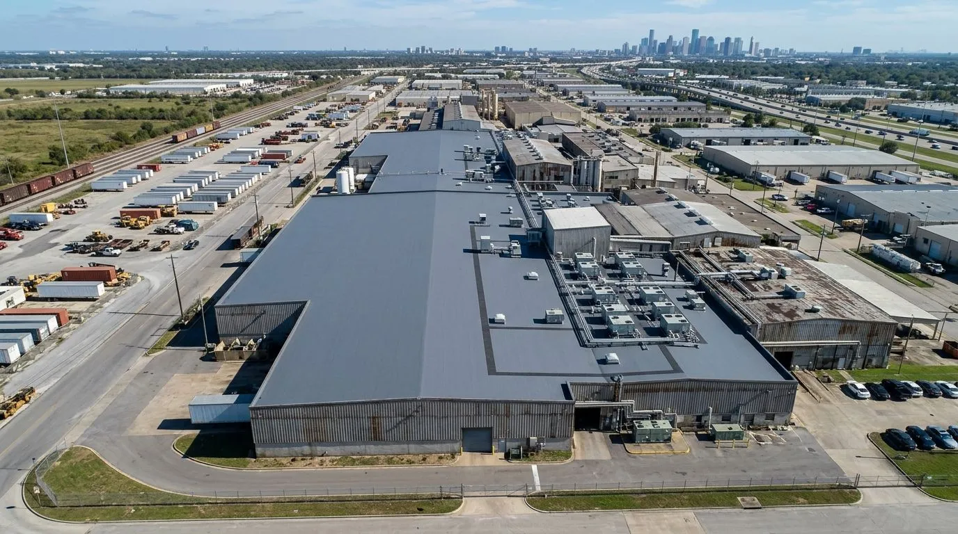 Commercial roof repair after project 1