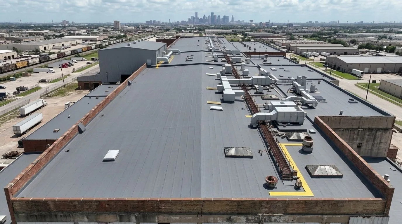 Commercial roof repair after project 5