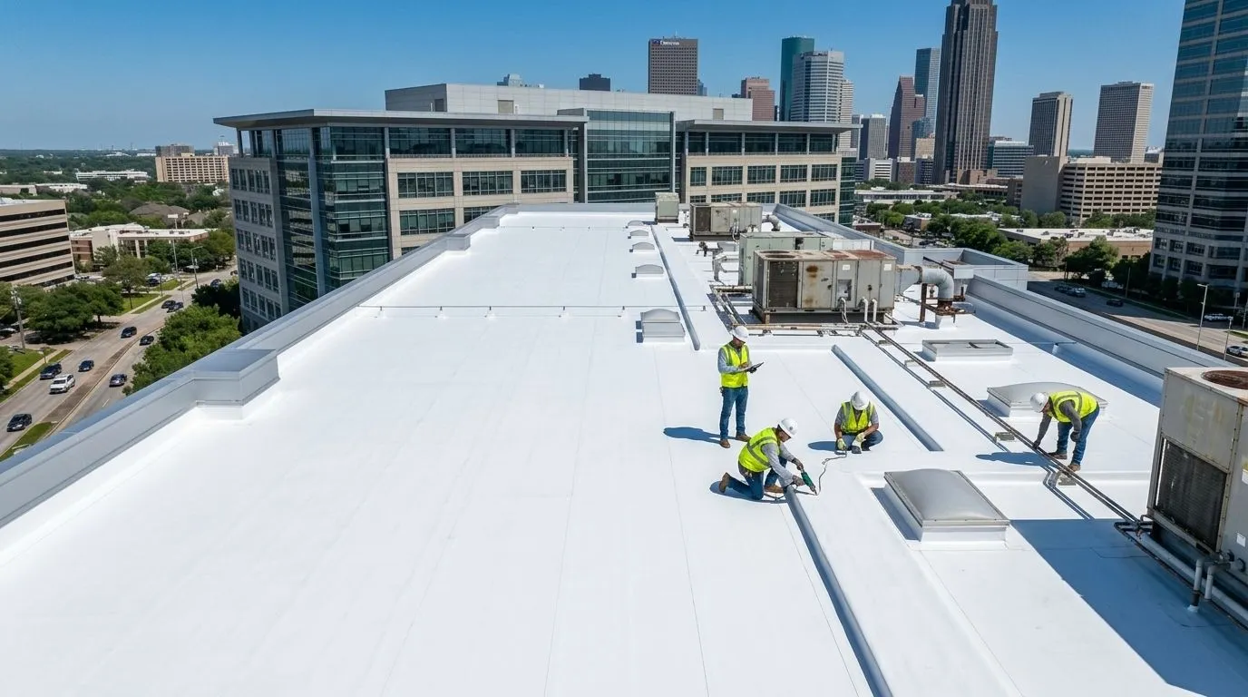 Commercial roof repair after project 4