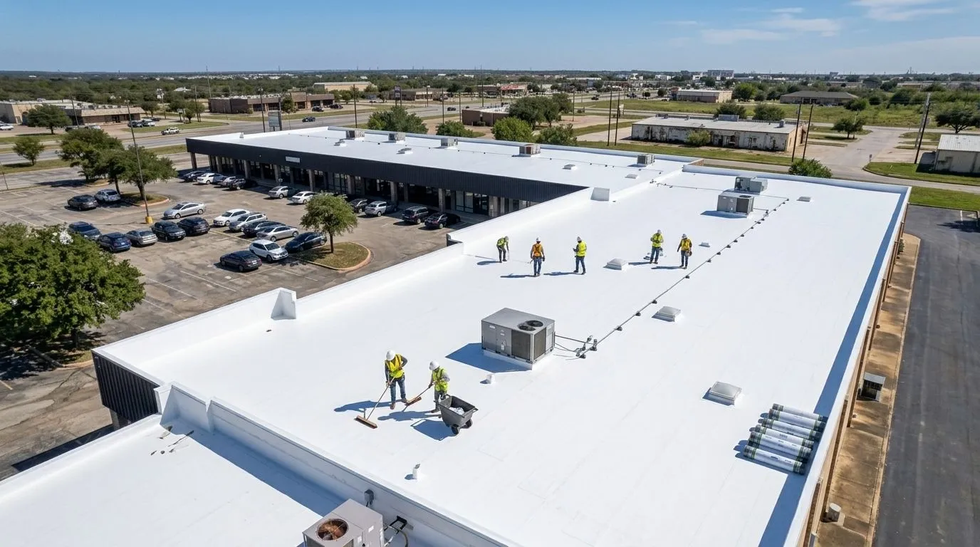 Commercial roof repair after project 3