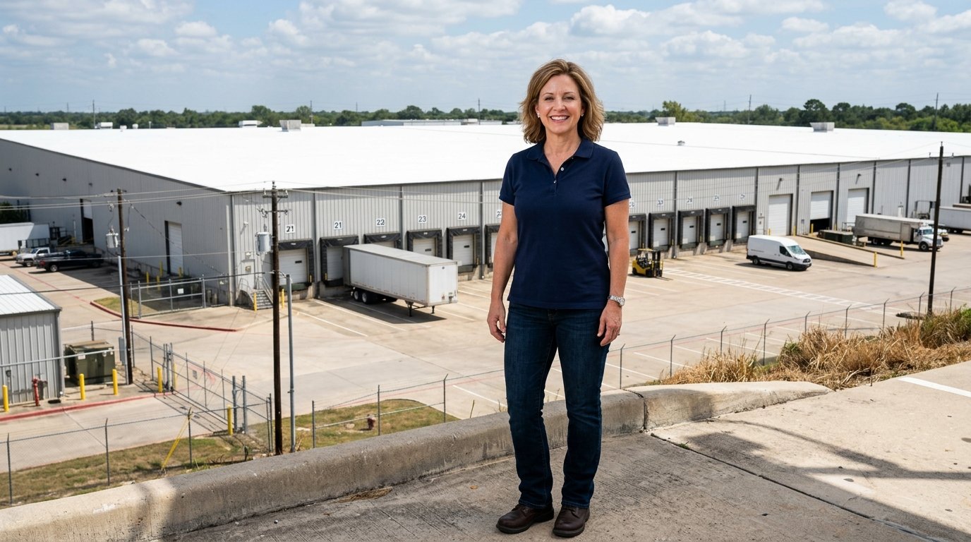 Commercial roofing contractor working in Houston
