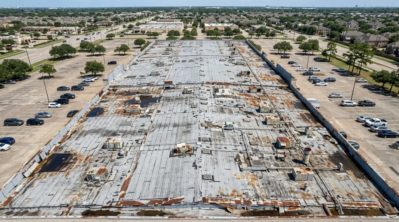 Metal roofing Houston before installation at manufacturing facility